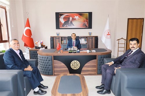 Sayın Valimiz Fırat TAŞOLAR, Kaymakamımız  Selami Alper Özkan'ı Ziyaret etti.